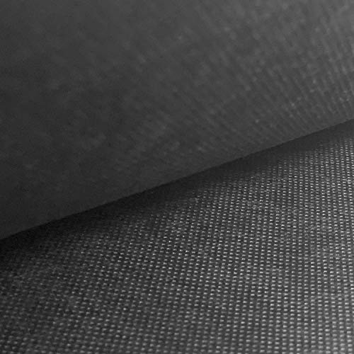 NOVELY® Viva Vlies Rückseitenvlies Spannvlies Inlettstoff Innenstoff Polstervlies Innenbezug | 80 100 120 150 g/m² | Meterware | 1 lfm Grammatur: 100 g/m2 | Farbe: 03 Schwarz