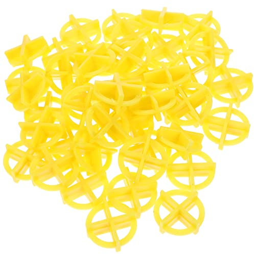 DOITOOL 100pcs Cross Floor Tile Locator Leveling Spacer Ceramic Tile Levelers for Home Kitchen Flooring Use