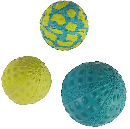 Foaber Hundespielzeug-Set mit 3 Bällen