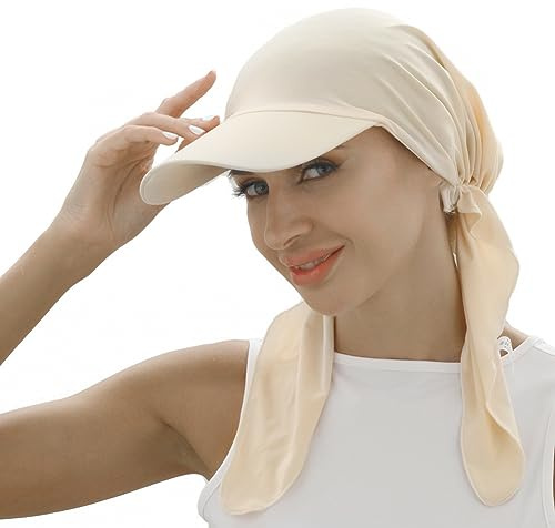 SIQITECH Chapeau Hijab Musulman Bandana Femmes Coton Foulard Casquettes Hijab Hijab Foulard avec Bonnet Intégré pour Femme Châle Islamique Voile pour Baptême Prières Célébrations