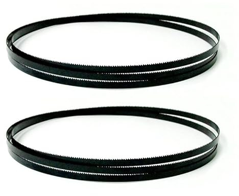 BomDog Bandsägeblätter, 2 Stück Für Bas 315/316/317/318, Für Carbon-Bandsägeblätter 2240 Mm X 6,3 Mm Bandsäge 3 4 10 14 Tpi Holzbearbeitungswerkzeuge Mehrzweckschneiden/10Tpi/0.35Mm