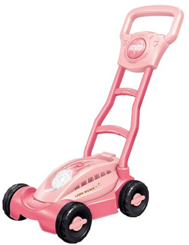 Girls Outdoor Age 2-3 Years Old Machine Maker Outdoor Backyard Automatic Blower Grass Mower Toy For Kids 50ML Toddler Boy Gift Ideas (47cm×27.5cm×20.5cm)