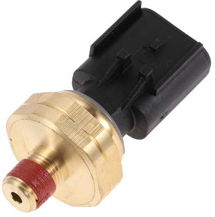 VekAuto Sensor De Presión De Aceite De Motor | Metal, Plástico, Negro, Tono Dorado, 5.8X2.7Cm, 3 Pines, Oe 68295556Aa, Para Jeep Grand Cherokee 16-18 Y Cherokee 18-20