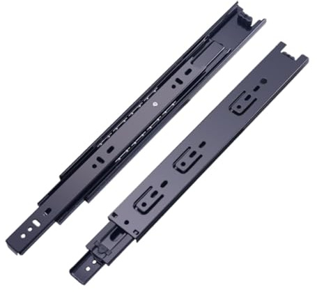 FytStycale 2 Pezzi Guide per Cassetti Guide Scorrevoli Guide in Acciaio Sezioni per Ferramenta per Scorrimento Silenzioso Adatto per, 40 Cm