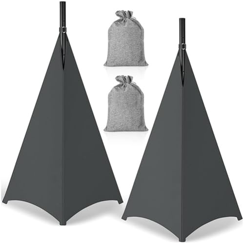 CREATCABIN 2 pz Supporto per Altoparlante Treppiede Scrim Supporto per Altoparlante DJ Scrim Copertura per Treppiede Copertura 360 gradi Supporti per Illuminazione Impermeabili Borsa Viaggio per Palco