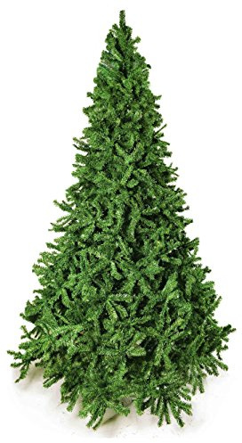 Luxury 5ft 6ft 7ft 8ft 9ft 10ft 12ft Green Artificial Christmas Trees -Bushy High Tip Count Xmas Trees (10ft / 300cm)