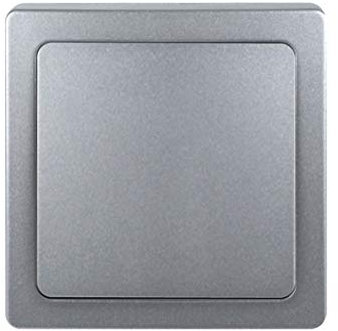 Interruttore va e Vient - Prese elettriche standard - Presa extra piatta - Presa a muro - Interruttore a parete - Presa a muro - Gamma Blok - Va e arriva in alluminio - Debflex