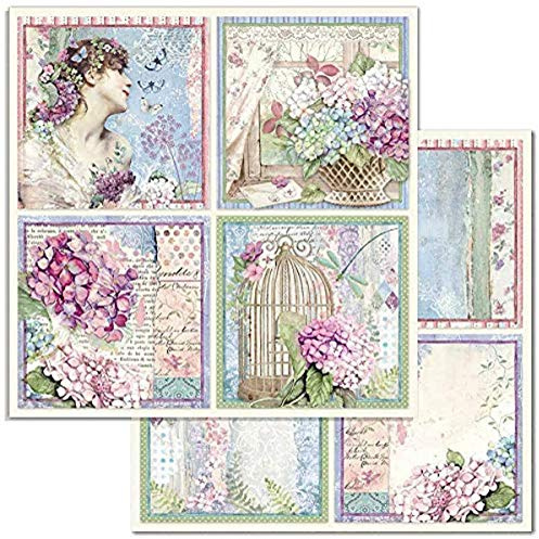Scrapbooking Papier Double Face - 4 cartes