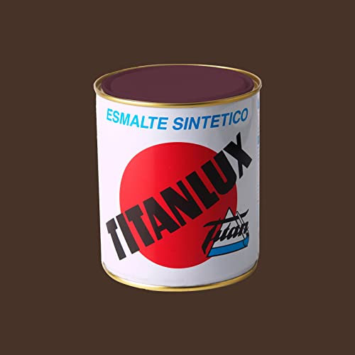 Titanlux Smalto Sintetico Lucido Marrone 750 ml