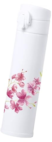 Isolierflasche, personalisierbar, 330 ml – Trinkflasche aus Edelstahl mit Farbdruck für Vornamen, Logo, Zeichnung... [ Thermoskanne Kaffeekaffee]