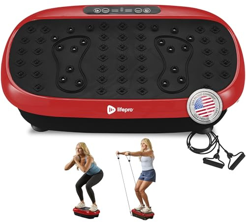 Lifepro HexaPlate Lite Compact Vibration Plate with Magnetic Acupoints