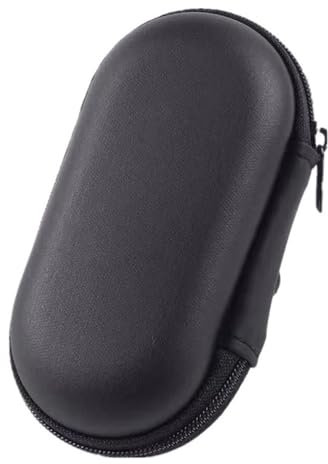 10pezzi Borsa Custodia Cuffie Shockproof Eva Organizzatore Compatto Per Auricolari Design Con Cerniera Dimensioni Colore Nero