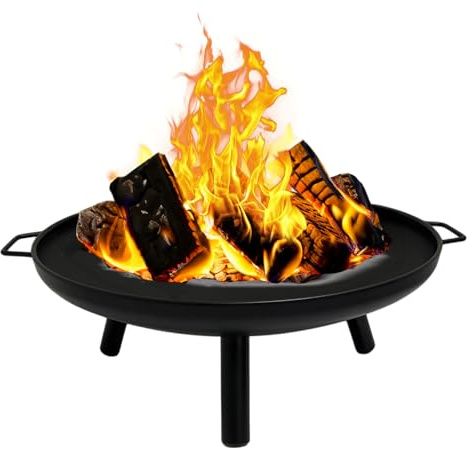 GasOne Hoguera de leña para Exteriores de 23 Pulgadas, Hoguera de aleación de Acero Duradera para Exteriores, pequeña Hoguera para Patio, Porche, Cubierta, Camping, Barbacoa