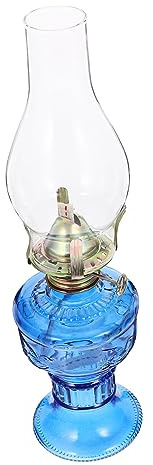 Alipis Lampada Retrò in Vetro Lampada Ad Olio Vintage Decorazione Per Interni Illuminazione Per Tavolo Design Semplice e Sicuro