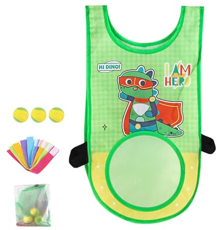 Völkerball-Tag-Spiel, Völkerball-Spiel für Kinder - Outdoor-Wurf- und Fangball-Set,Tragbares Kinder-Völkerballspielzeug mit Klebeweste für Schule, Hof, Outdoor
