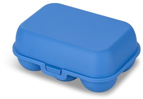 Koziol EGGS TO GO Mini boîte à œufs pour 6 œufs | Boîte de transport | Boîte de rangement | Plastique biocirculaire, empilable, passe au lave-vaisselle | Cuisine, maison, camping