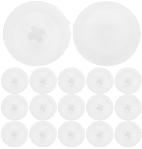Cache Vis Blancs en Plastique 12Mm pour Vis à Tête Cruciforme 500 Pièces – Bouchons Ronds pour Meubles Cache pour Bricolage et Montage D’Armoires Protection Solide et