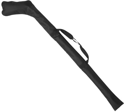 Angoily Étui de Protection pour Bâton de Hockey sur Glace, Housse Résistante en Tissu Oxford Noir, Paquet de Transport Léger et Solide, pour Voyage et Match, Pochette de Rangement