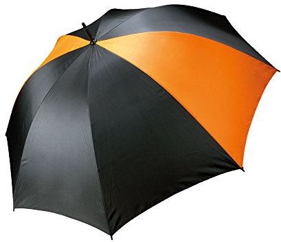 Kimood Storm Golf Regenschirm manuell (Einheitsgröße) (Schwarz/Orange)