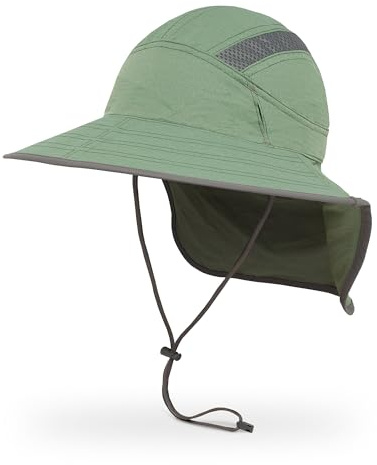 Sunday Afternoons Damen Sonnenhut Ultra Adventure Hat | Umgekehrte geteilte Krempe, Sonnenbrillenverschluss, Umhängeband, seitliche Mesh-Einsätze, feuchtigkeitsableitendes