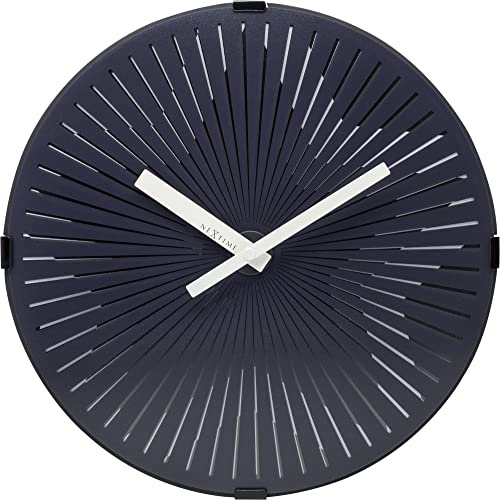 NeXtime 3224 Motion Star Orologio da Parete, Bianco, 30.5 cm