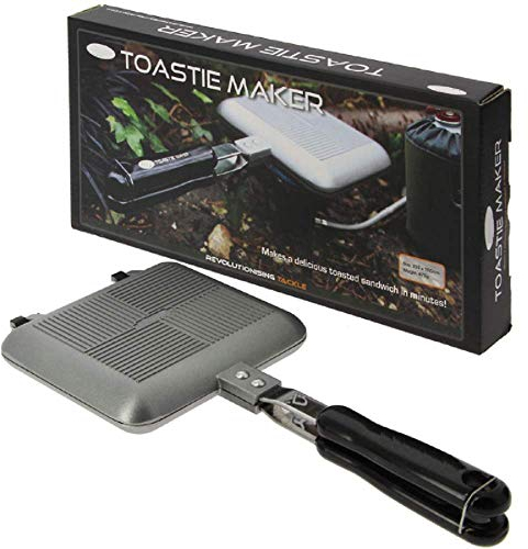 G8DS® Sandwich Maker Chrom Camping Outdoor Gaskocher Burger Gas Angeln Karpfen Session