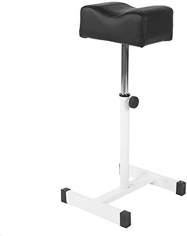 Cocoarm Pediküre Hocker, Verstellbarer Fußpflege Stuhl mit Beinstütze, Salon Fußhocker für Maniküre und Spa Massage, Nagel Techniker Arbeitshocker