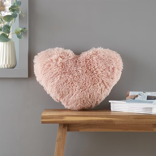 Catherine Lansfield Cuddly Heart 3D Cushion Blush, Shaped