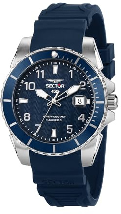 SECTOR Analogico R3251276003, blu, 41mm, striscia