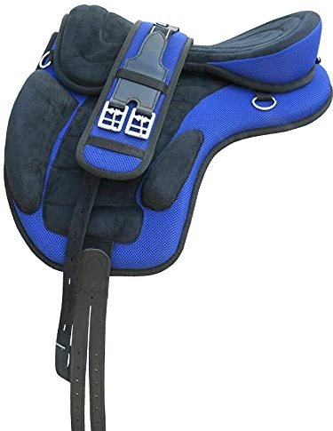 EU Equestrian Universe synthetischer Freemax Sattel für Pferdestaub, erhältlich in den Größen 35,6 bis 45,7 cm