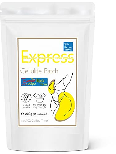 Anticelulitico Patch INTENSIVO CAFEINA Reductor Potente. Envoltura Corporal Anticelulitis Efecto Reafirmante (Piernas, Brazos, Caderas, Abdomen). Producto Profesional Anticelulitico - 800 g