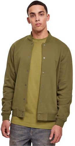 Urban Classics Ultra Heavy Solid collegejacka för män, Sommaroliv, L