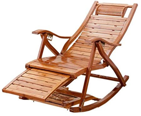 GLOBEXSS Sonnenliegen, Klappstuhl, Verstellbarer Freizeit-Schaukelstuhl, mit Massage Camping/Balkon Entspannender Sonnenstuhl für ältere Menschen