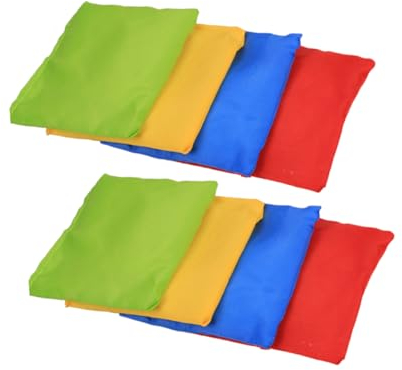 VANZACK 12stücke Sitzsäcke Für Kinder Nylon-sitzsäcke Für Junge Mädchen Rot Gelb Blau Grün Robuste Designs Für Langlebigen Gebrauch Leichtgewichtig Für Einfaches Spielen