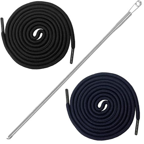 Kordel für Jogginghose Kordel für Hoodie - 160CM Jogginghose Band Hosenbänder Kordelzug mit Metallenden und Durchziehnadel, Kordelband für Hosen, Hosen Kordel, Kordelzug Jogginghose (160cm, 2+1 Stück)