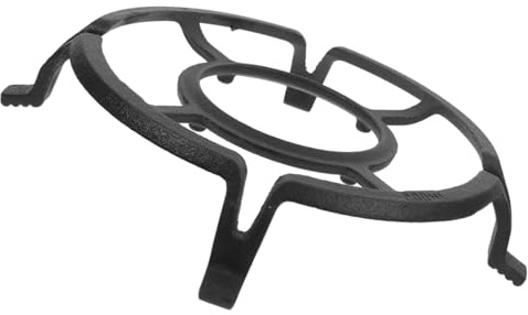HOMSFOU Bruciatore Supporto Ad Anello Wok Sostituzione Griglie Da Cucina A Gas Supporto Per Casseruola Da Cucina A Gas Anello Di Supporto Antiscivolo Per Wok Stufa Wok Ferro Nero