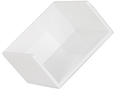 CANIGHT Multifunktionale Aufbewahrungsbox Für Selbstklebende Notizen Memo-Halter Und Schreibtisch-Organizer Weiß Für Büro Und Zuhause Und rutschfest