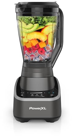 PowerXL SensiMax 2L Blender, Food Blenders for Kitchen, Smoothie Maker, Soup, Juice & Food, 3 Smart Sensing Functions, Powerful 1500W Motor