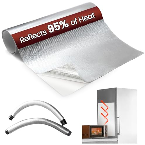 Película Térmica de Aluminio Autoadhesiva Para Coche, 60 x 30 cm, Plateado