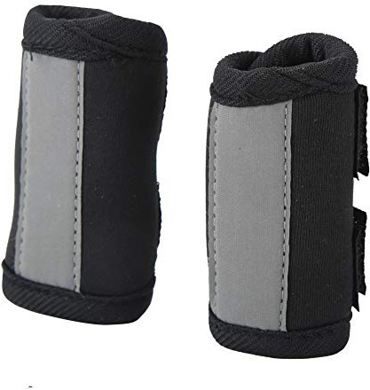CFTGIW Almohadillas para Las Piernas Delanteras del, par de Protectores de para Perros, Coderas, Rodillas para Perros o Estabilizadores de Cirugía Envolturas de CompresiónEnvolturas para Las (S)