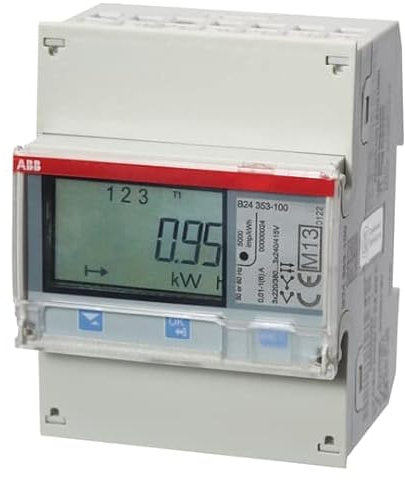 ABB B24 Energiemessgerät LCD, 7-stellig / 3-phasig, Impulsausgang
