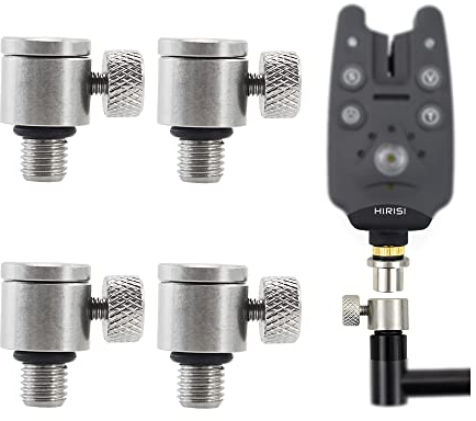 Hirisi Tackle 4 x Karpfenangeln Schnellwechsel Verbinder für Rod Pod Edelstahl