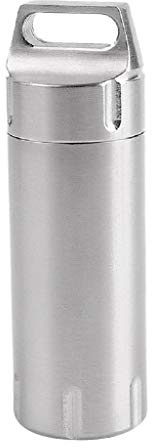 Tubayia Wasserdicht Edelstahl Pillendose Tablettenbox Tablettendose Pillen Aufbewahrungsbox