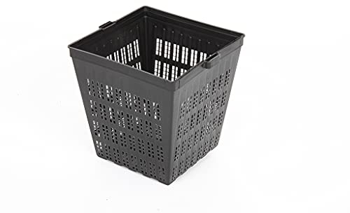 Lincolnshire Pond Plants Ltd - Pond Baskets Ideal for Planting Around Your Pond - Pond Pots - Pots and Compost (1, 11 cm Square - 1 Litre)