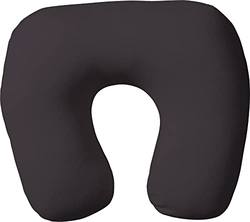 Erwin Müller Nackenhörnchenbezug Nürnberg Doppel-Jersey, anthrazit Größe 32x32 cm - weich, temperaturausgleichend, besonders formtreu