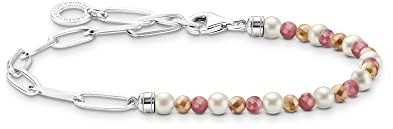 THOMAS SABO Armband mit türkise Perlen 925 Sterlingsilber