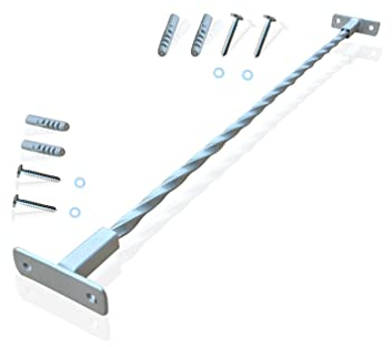 Fenstergitter Typ Pisa Einbruchschutz 1000mm Fenstersicherung inkl. Halterungsset Fensterstange (1 Stück)