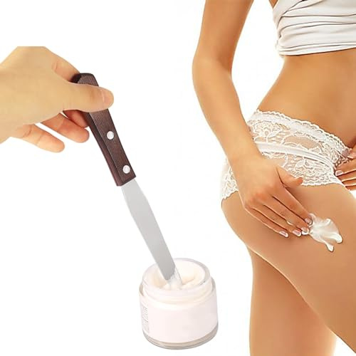 Wax Spatula, Stainless Steel Waxing Applicator Multifunctional Hair Removal Wax Bean Sticks Applicator Reusable Mixing Scraper Hard Wax Sticks for Home Salon Body Use