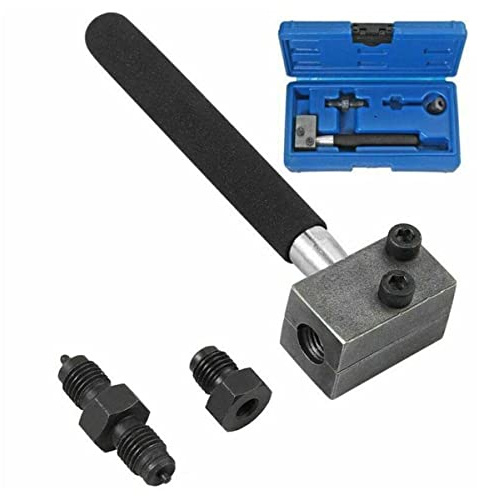 Jsrnqert Bremsleitungs-BöRdelwerkzeug Kfz-Bremsleitungs-DoppelböRdelwerkzeug 4,75 Mm F-BöRdelwerkzeug Bremsrohrreibahle