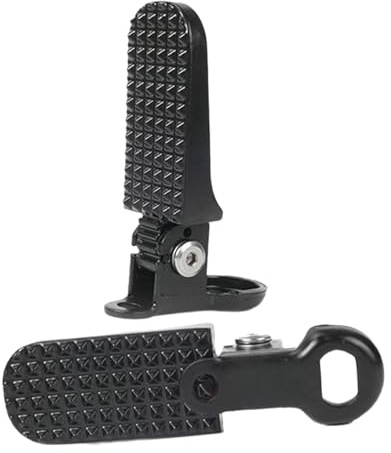 Oshhni 2 Pedales Traseros para Bicicleta, Clavijas Plegables, Placas Antideslizantes, Pedales, reposapiés para Bicicleta